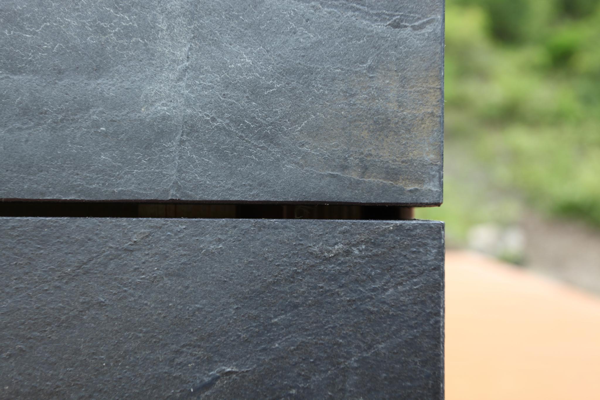 Каменный шпон Flat Stone - сланец Black Shimmer